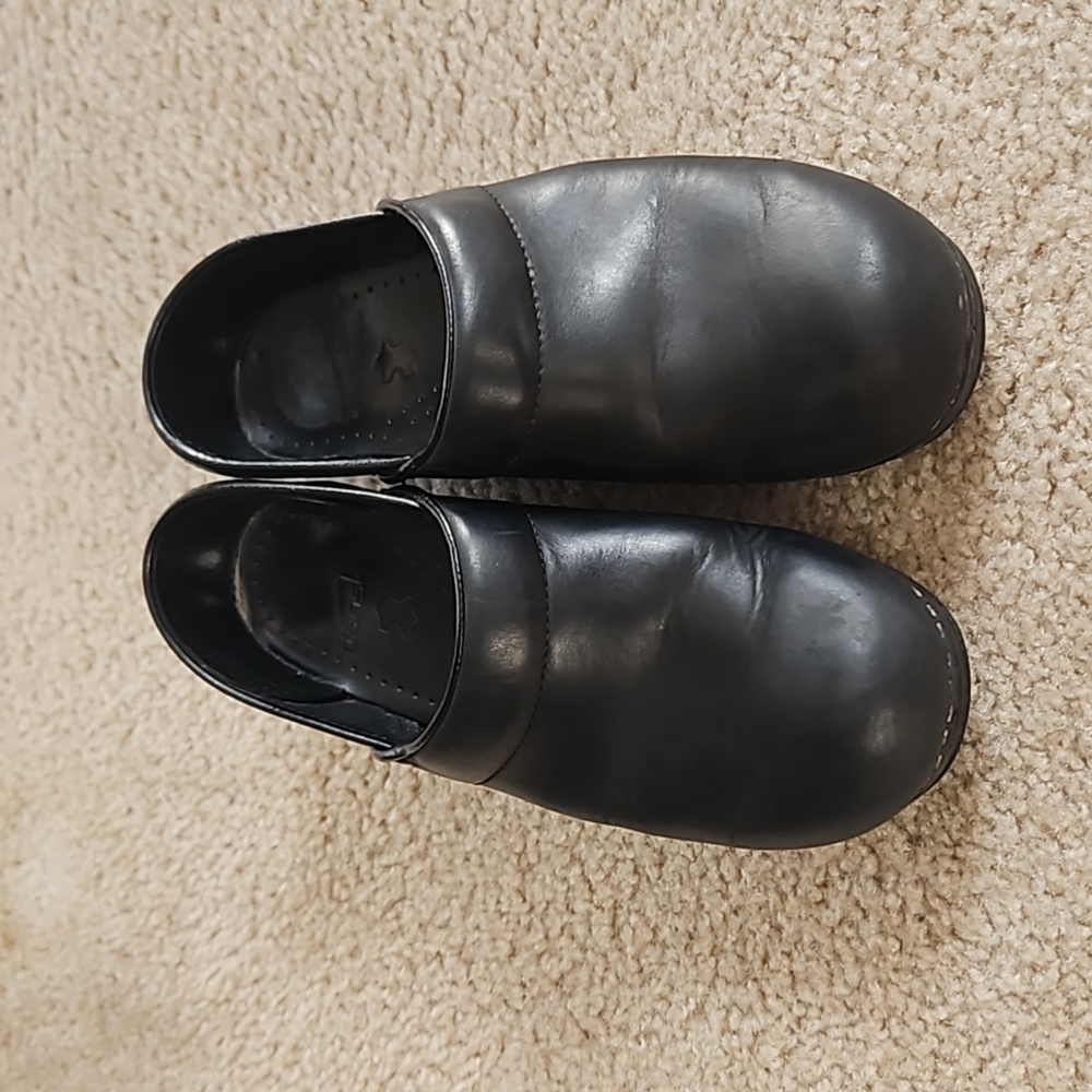 Dansko Professional Black Oiled Clogs